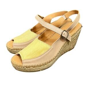 NEW Naguisa Ruca Wedge Espadrilles MSRP $228 Anthropologie‎ Womens Size 41 US 11